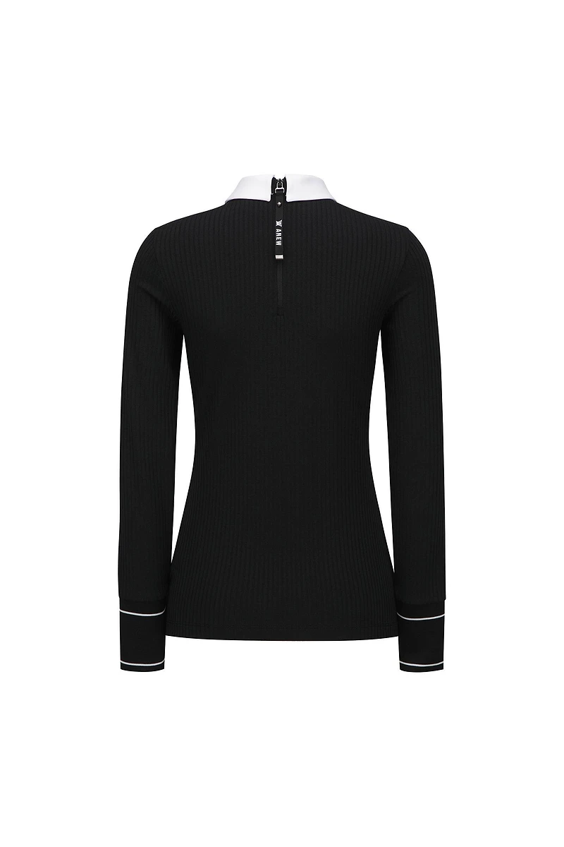 Women's Contrast Collar Pullover