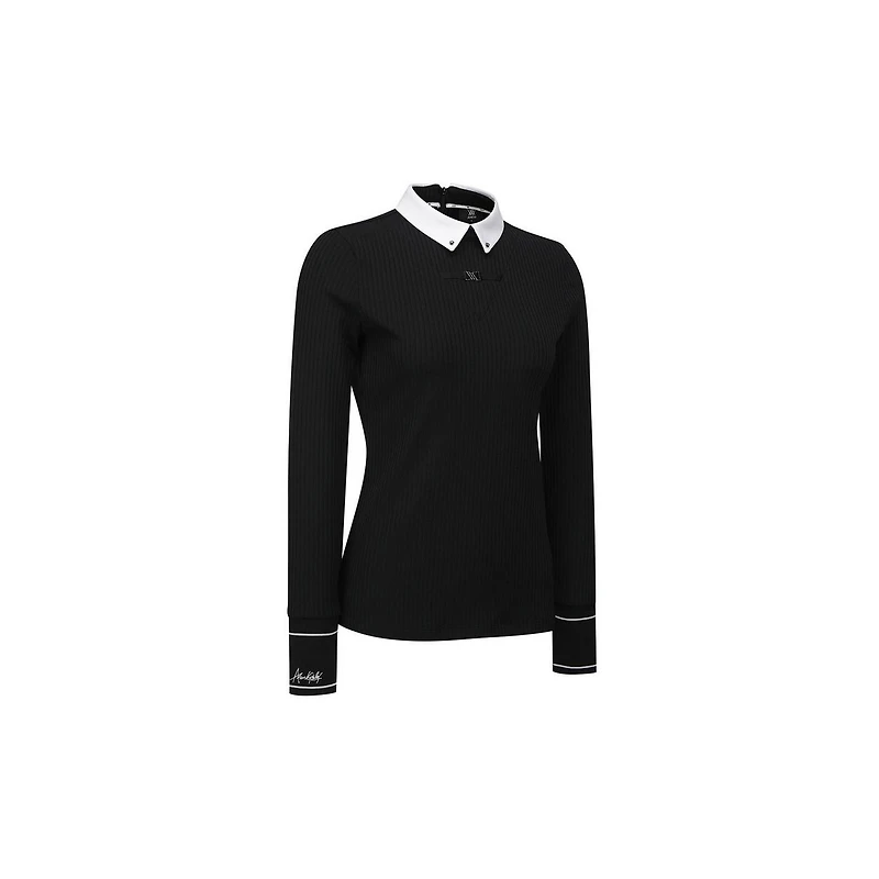 Women's Contrast Collar Pullover