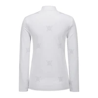 Women's AOP Logo High Neck Pullover