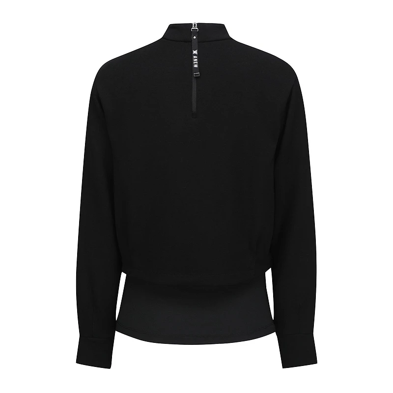 Women's Layered Crop Pullover