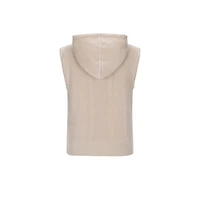 Women's Full Zip Knit Hooded Vest