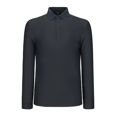 Men's Logo Collar Long Sleeve Polo