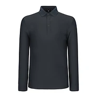 Men's Logo Collar Long Sleeve Polo