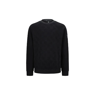 Men's AOP Logo Crewneck Sweater