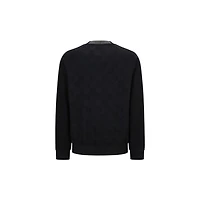 Men's AOP Logo Crewneck Sweater