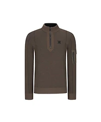 Men's 1/2 Zip Knit Pullover Sweater