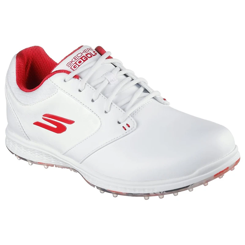 Brooke Henderson LE Women's Go Golf Elite 3 Spikeless Golf Shoe - White/Red