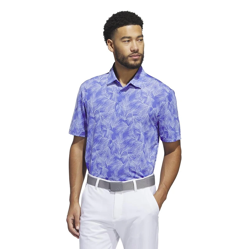 Men's Ultimate365 Pine Print Short Sleeve Polo