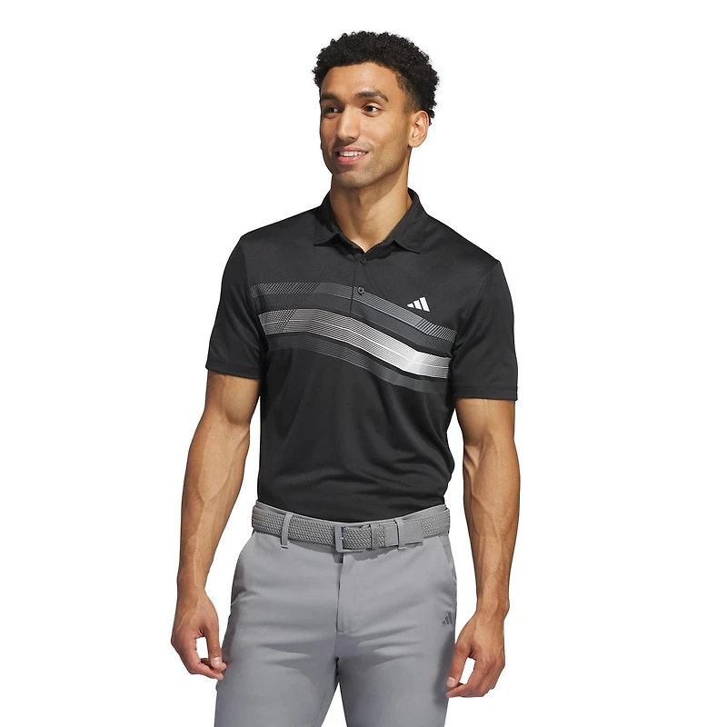 Men's Core Chest Stripe Short Sleeve Polo