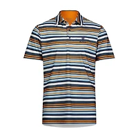 Men's Multi Stripe Short Sleeve Polo