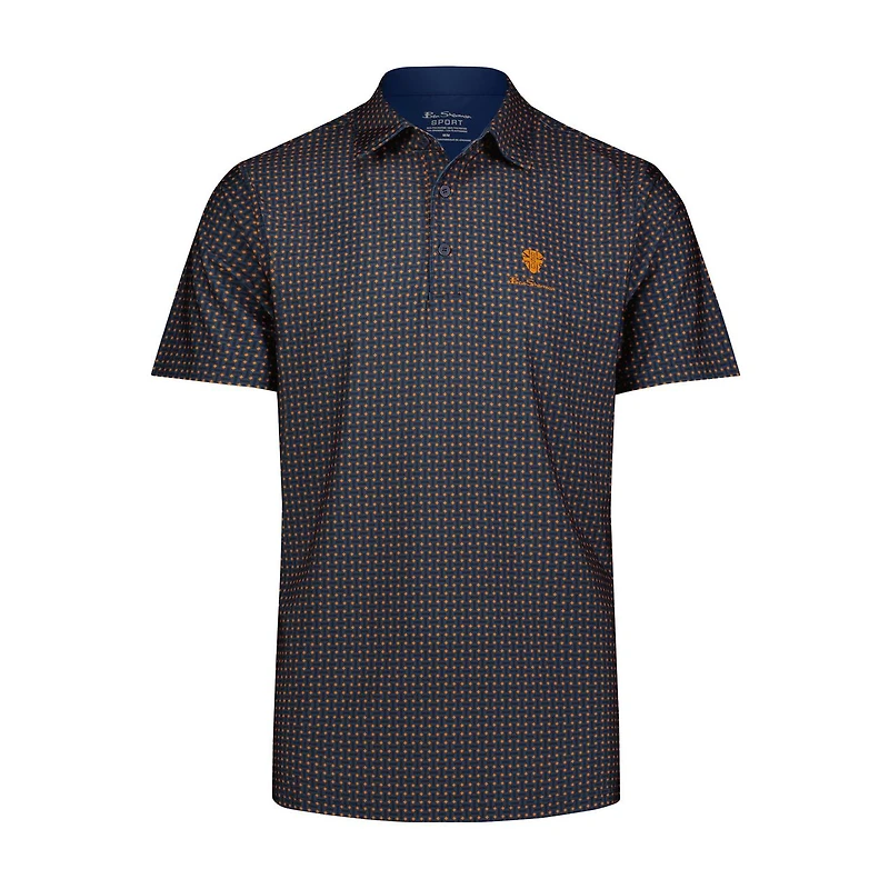 Men's Split Spot Geo Short Sleeve Polo
