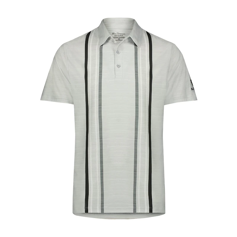 Men's Checkerboard Tech Short Sleeve Polo