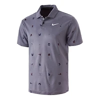 Men's Dri-Fit Tour Icon Print Short Sleeve Polo