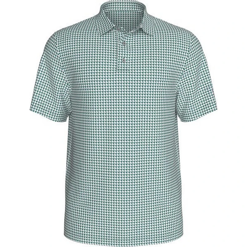 Men's Regimental Geo Print Short Sleeve Polo