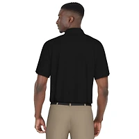 Men's Fine Line Energy Chest Print Short Sleeve Polo