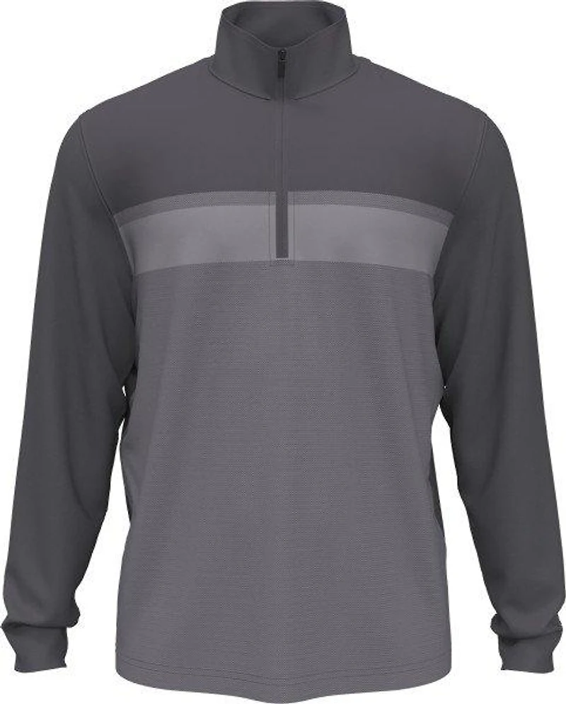 Men's Chest Stripe Ombre Printed Luz 1/4 Zip Pullover