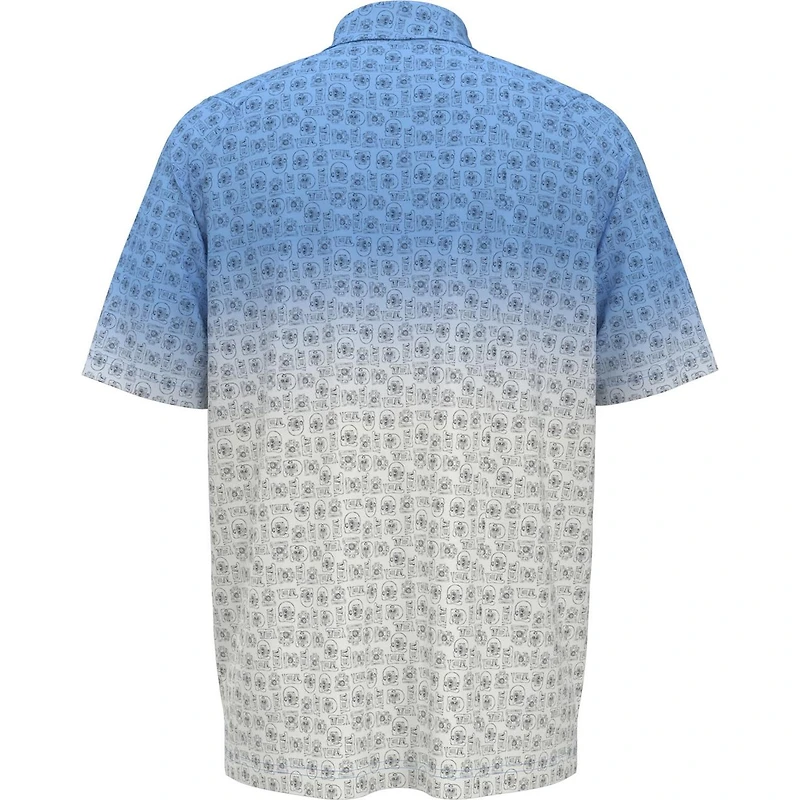 Men's Retro Tech Ombre Short Sleeve Polo