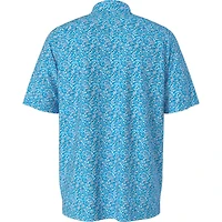 Men's Confetti Hex Short Sleeve Polo