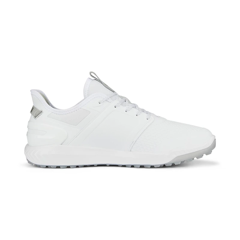 Men's Ignite Elevate Spikeless Golf Shoe - White/Silver (Wide)