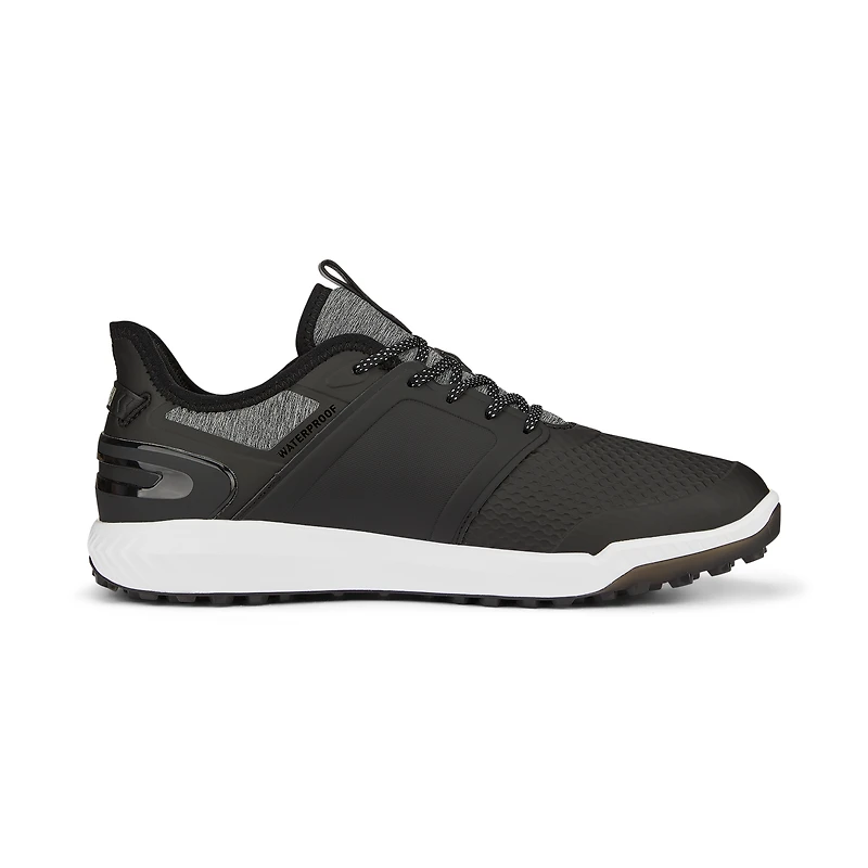 Men's Ignite Elevate Spikeless Golf Shoe - Black/Grey (Wide)