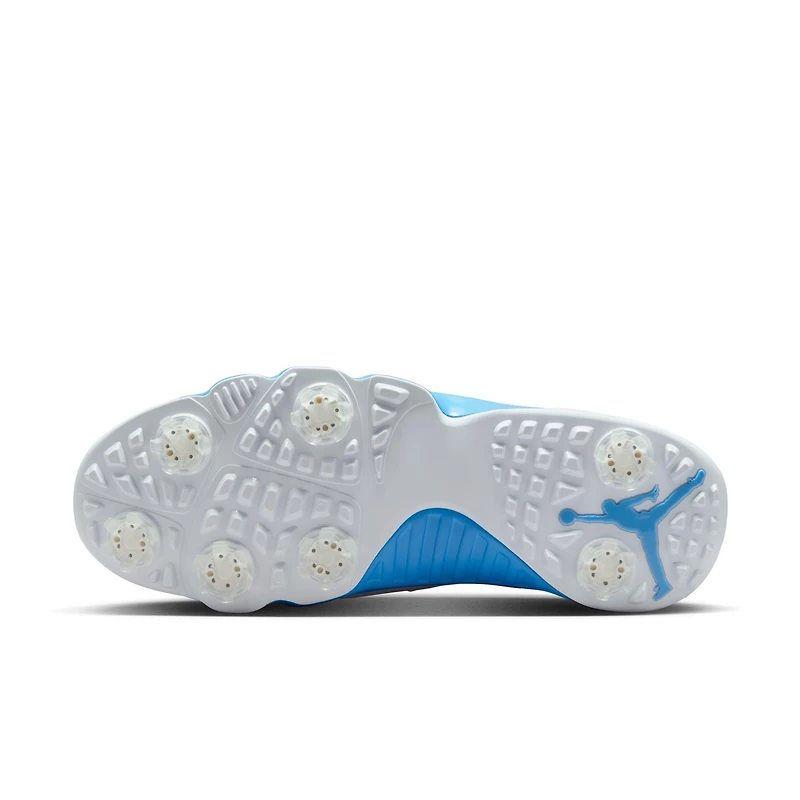 Air Jordan 9 G Spiked Golf Shoe - White/Blue