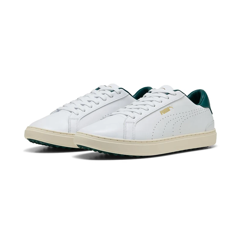 Men's Clyde G Spikeless Golf Shoe - White/Green