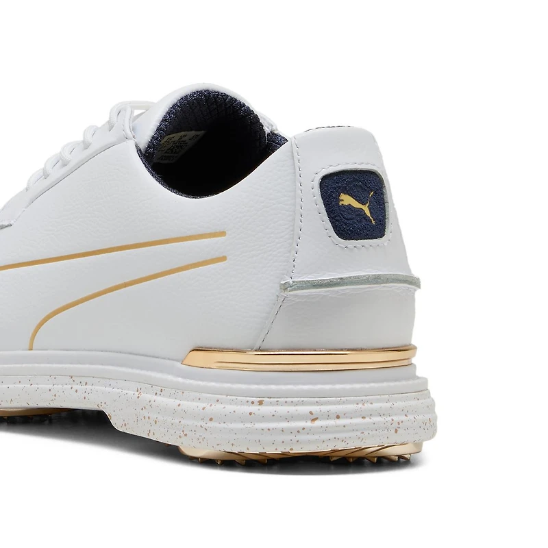 Men's Players Royale Spikeless Golf Shoe - White/Gold