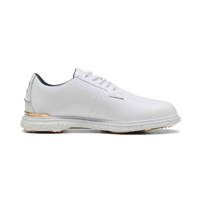 Men's Players Royale Spikeless Golf Shoe - White/Gold