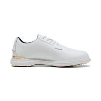 Men's Players Royale Spikeless Golf Shoe - White/Gold