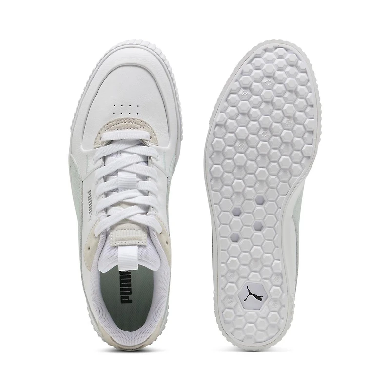 Women's Cali G Spikeless Golf Shoe - White/Light Green