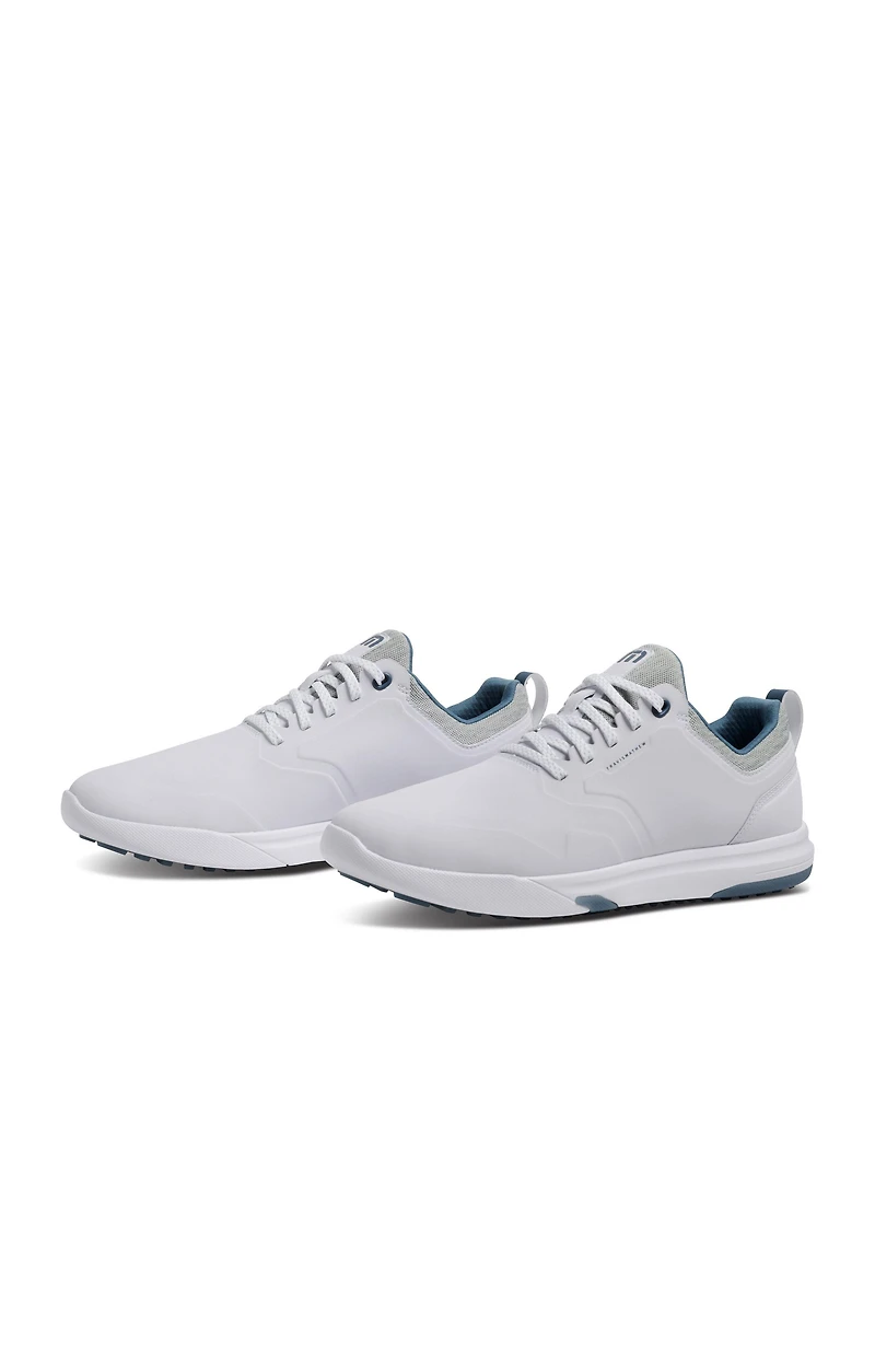 Men's Daily Pro Hybrid Plus Spikeless Golf Shoe - White/Blue