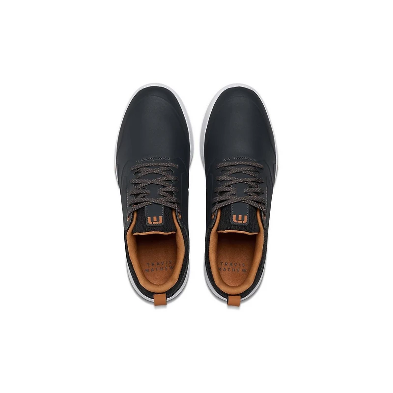 Men's Daily Pro Hybrid Spikeless Golf Shoe - Dark Grey/Brown