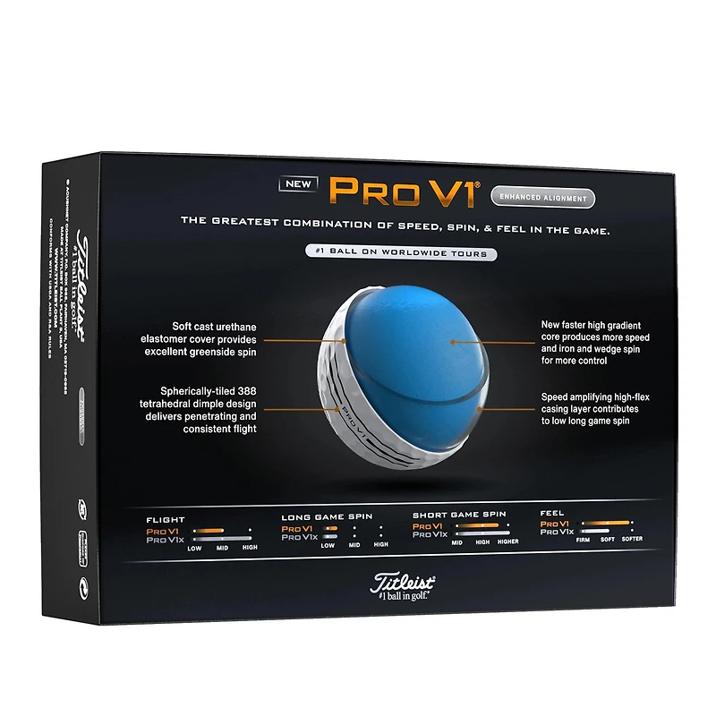 Pro V1 Golf Balls - Enhanced Alignment