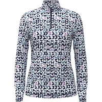 Women's Butterfly Zip Sun Protection Long Sleeve Top