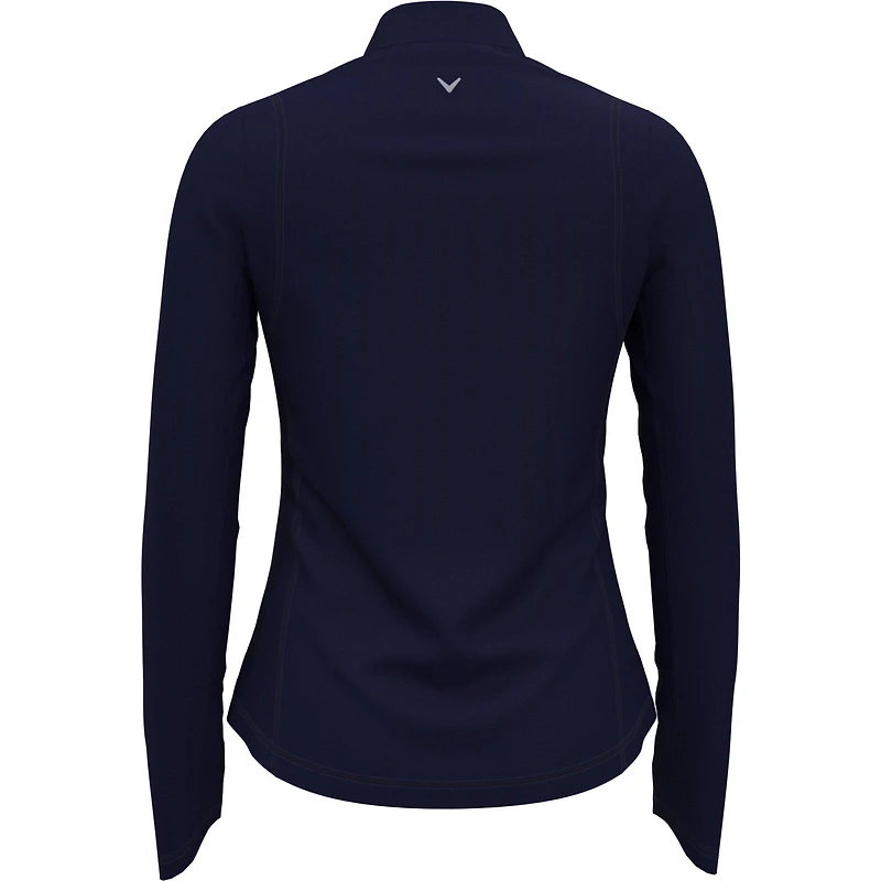 Women's Solid Zip Sun Protection Long Sleeve Top