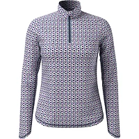 Women's Chev Geo Zip Sun Protection Long Sleeve Top