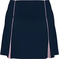 Women's High Waist Colourblock 16 Inch Skort