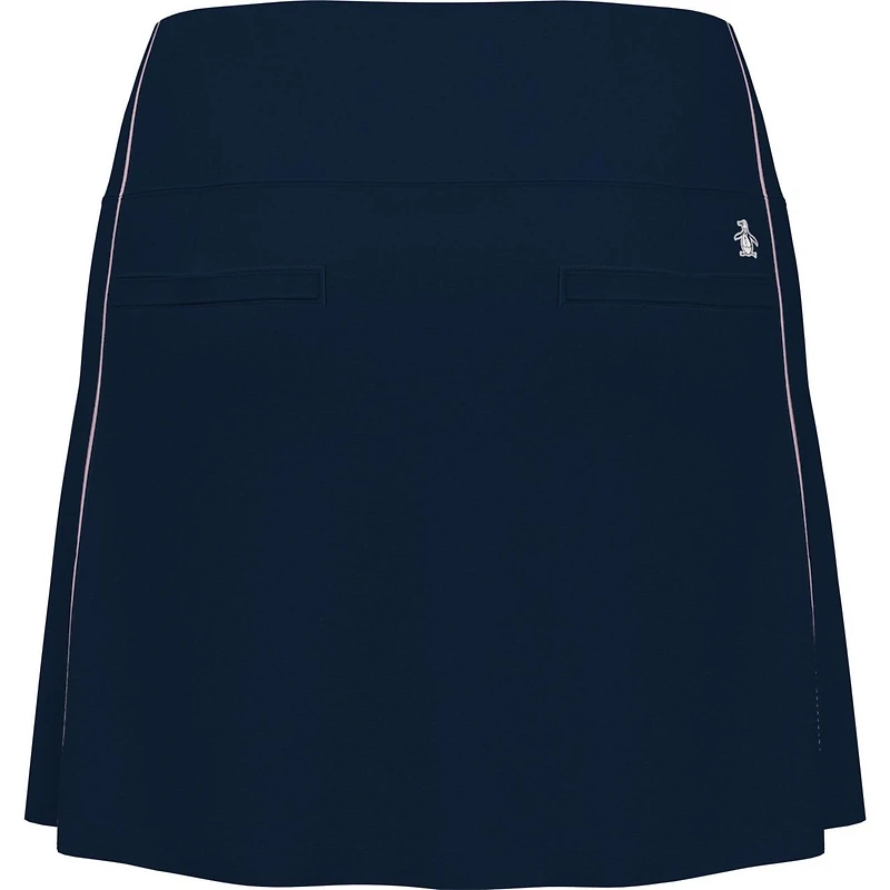 Women's High Waist Colourblock 16 Inch Skort