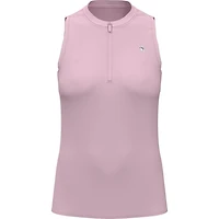 Women's Metallic Mock Sleeveless Top