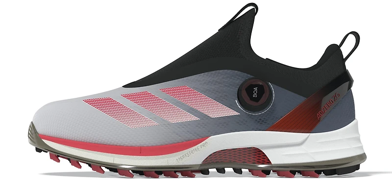 Men's AdiZero ZG BOA Spikeless Golf Shoe - White/Multi