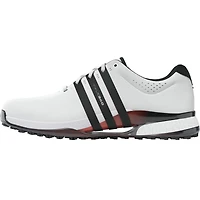 Men's Tour360 24 Spikeless Golf Shoe - White/Black/Red