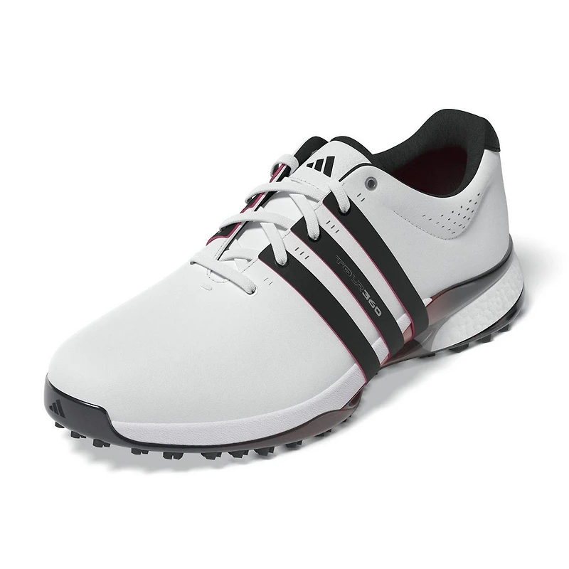 Men's Tour360 24 Spikeless Golf Shoe - White/Black/Red