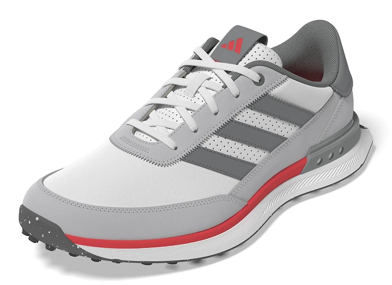 Prior Generation - Men's S2G SL Leather 24 Spikeless Golf Shoe - White/Grey/Red