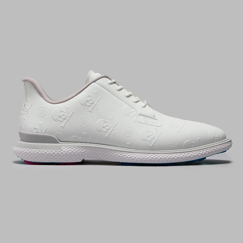 Men's Embossed Gallivan2r T.P.U. Spikeless Golf Shoe - White/Grey