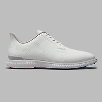 Men's Embossed Gallivan2r T.P.U. Spikeless Golf Shoe - White/Grey
