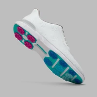 Men's Embossed Gallivan2r T.P.U. Spikeless Golf Shoe - White/Grey