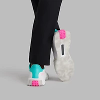 Men's G.112 Embossed P.U. Leather Spikeless Golf Shoe - White/Multi