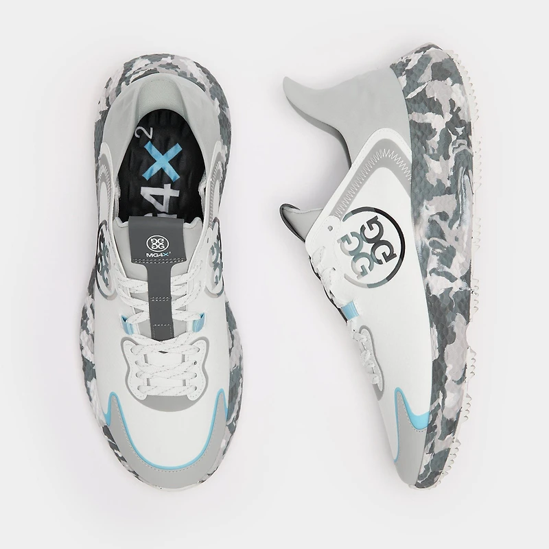 Prior Generation - Men's MG4X2 T.P.U. Camo Sole Spikeless Golf Shoe White/Grey