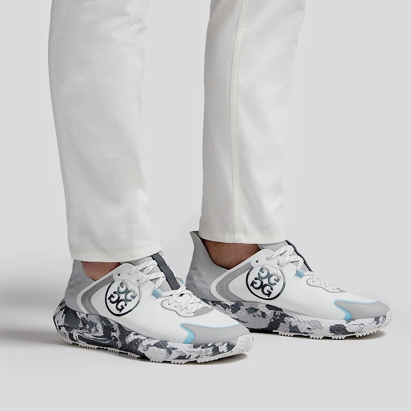 Prior Generation - Men's MG4X2 T.P.U. Camo Sole Spikeless Golf Shoe White/Grey