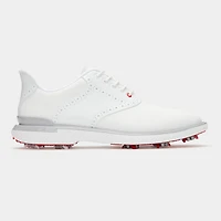 Men's Gallivan2r G/LOCK T.P.U. Saddle Spiked Golf Shoe - White/Grey